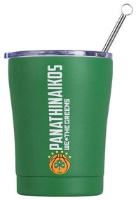 Ποτήρι - Θερμός PANATHINAIKOS BC 00-13257 350ml Green Estia