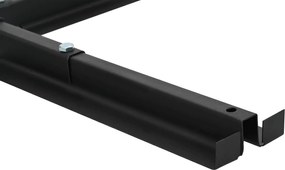 vidaXL βάση παρασόλ cross frame Μαύρο Ατσάλι for 25–50 χιλιοστά Pole