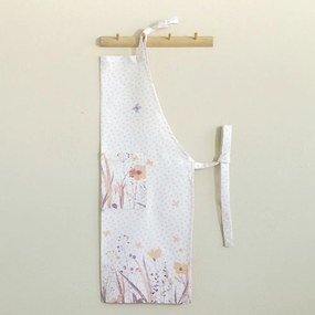 Ποδιά Κουζίνας Laurel One Size White-Pink Nima 100% Cotton