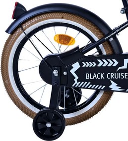 Black Cruiser 16 Inch 25 cm Boys Coaster Brake Black