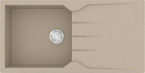 Sanitec Ultra Granite 811 (100x50) - Γρανιτένιος νεροχύτης - Sabbia