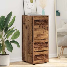 vidaXL Ντουλάπι αποθήκευσης Παλιό Ξύλο 40 x 48 x 105 εκ