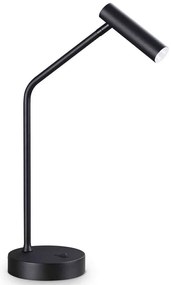 Φωτιστικό Επιτραπέζιο Easy 295534 12,7x26x46cm Led 250lm 3,5W 3000K Black Ideal Lux
