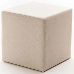 Σκαμπό Asos 825BLC5107 40x40x40cm Cream