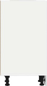 vidaXL Ντουλάπι "Riga" Λευκό 20x44,5x81,5 εκ. από Τεχνητό Ξύλο