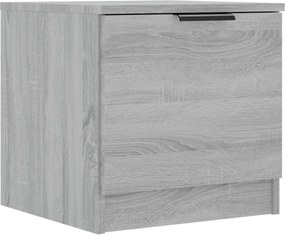 vidaXL Κομοδίνα 2 τεμ. Γκρι Sonoma 40 x 39 x 40 εκ.