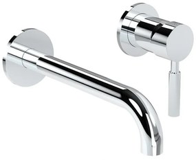 La Torre Tech Chrome Μπαταρία Νιπτήρος Εντοιχισμού 2 Οπών 12208-100