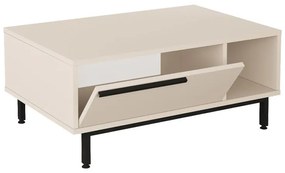 Τραπεζάκι Σαλονιού Frixton σε Cappuccino 90x60x37.5εκ. 90x60x37.5 εκ.