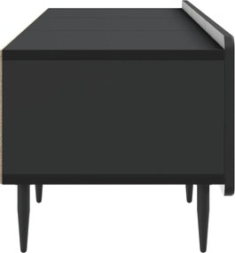 VidaXL Ντουλάπι TV Μαύρο 147 x 34,5 x 32 εκ Επεξεργασμένο Ξύλο