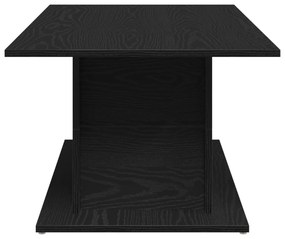 vidaXL Τραπεζάκι Σαλονιού Μαύρο Ραμμένο 102x55,5x40 εκ Επεξεργασμένο Ξύλο