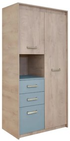MATIS Ντουλάπα δίφυλλη 2V3F Kinder Μπλε Matis640419