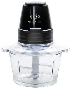 Estia Πολυκόπτης - Multi Με Γυάλινο Μπωλ 1500ml 500W Black And Inox Μαύρος 06-9922