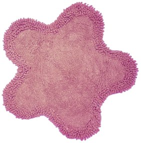 Ταπέτο Μπάνιου Μαργαρίτα Pink Viopros 50 x 50cm 100% Βαμβάκι