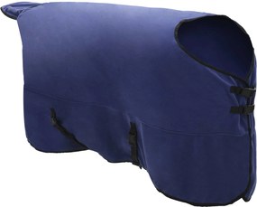 vidaXL Σαμάρι Ίππου Σκούρο μπλε 125 cm Πολυεστέρας