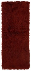 Χαλί Διαδρόμου (70x140) Βιοκαρπέτ Flokati 51 Red Brown