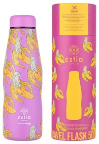 ESTIA ΘΕΡΜΟΣ TRAVEL FLASK SAVE THE AEGEAN 500ml BANANA SWIRL