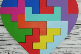 Σετ των 2 Intra απο ξύλο plywood 3mm-4mm πάχος - Εκπαιδευτικό παζλ για παιδιά Δίασταση 20x20 cm INTRAFABR-4618310