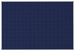 vidaXL Κουβέρτα Βαρύτητας Μπλε 120 x 180 εκ. 9 κ. Υφασμάτινη