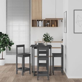 vidaXL Σετ Επίπλων Μπαρ 5 Τεμαχίων από Μασίφ Ξύλο Πεύκου