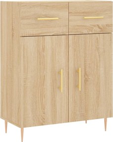 vidaXL Ντουλάπι Sonoma Δρυς 69,5 x 34 x 90 εκ. από Επεξεργασμένο Ξύλο