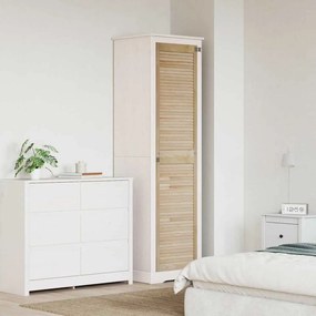 vidaXL Πόρτα Ντουλάπας Φυσικό 140.5 x 2.1 x 49.5 cm Μασίφ ξύλο πεύκου