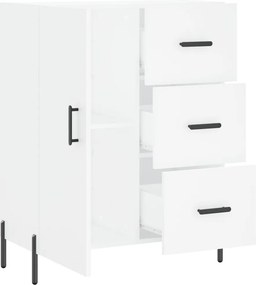 vidaXL Ντουλάπι Λευκό 69,5 x 34 x 90 εκ. από Επεξεργασμένο Ξύλο