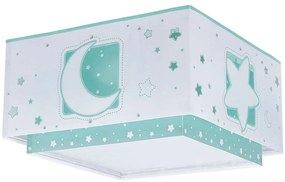 Φωτιστικό Οροφής Πλαφονιέρα Moonlight Green 30x16,5εκ. ANGO 63236H