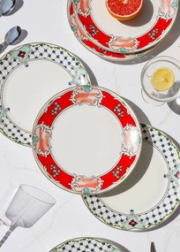 Service Plate Set (6 Pieces) DNR0058 Multicolor