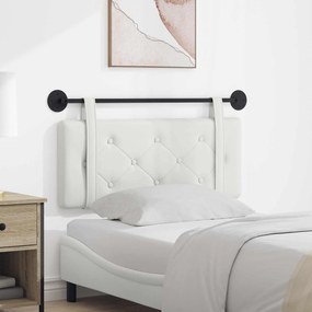 vidaXL Κρεμαστό Κεφαλάρι Λευκός 110 x 55 x 5 εκ Τεχνητό Δέρμα