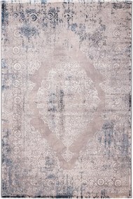 Χαλί Gossip 6185 A Blue-Beige Βιοκαρπέτ 67X220cm