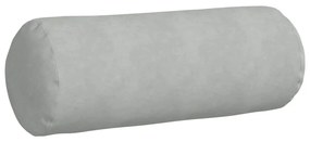 vidaXL Μαξιλάρια Στήριγμα 2 pcs Ανοιχτό γκρι Ø 25 x 70 cm