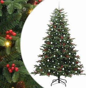 vidaXL Τεχνητό Χριστουγεννιάτικο Δέντρο με 300 LED Πράσινο 240 cm