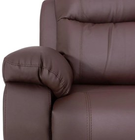 Πολυθρόνα Relax Chicago 1113 Fylliana Μόκα Τεχνόδερμα 97x90x100 εκ. 97x90x100 εκ.