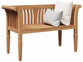 vidaXL Παγκάκι Κήπου 127.5 x 52 x 80 εκ από μασίφ ξύλο teak