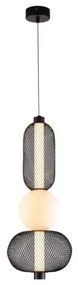 Κρεμαστό Φωτιστικό Οροφής LED 24W Μαύρο 4072 Inlight -4072-Μαύρο 4072