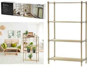 Ράφι 4 Επιπέδων Ξύλο 66x32x117cm