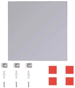 vidaXL Καθρέφτης Χωρίς Πλαίσιο σε Τετράγωνα 8 τεμ. 20,5 εκ. Γυάλινος