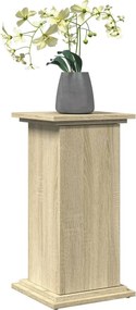 vidaXL Βάση Οθόνης με Αποθ. Sonoma Δρυς 31x30x60 εκ Επεξεργασμένο Ξύλο