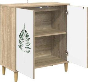 vidaXL Πλαϊνό γραφείο HANAU Sonoma 69 x 33 x 75 εκ. Επεξεργασμένο Ξύλο