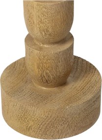 Κηροπήγιο ArteLibre Φυσικό Polyresin 8x8x30cm