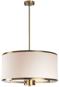 Φωτιστικό Οροφής Way 942FLG1371 50x50x84cm 3xE27 40W Gold-Cream Opviq