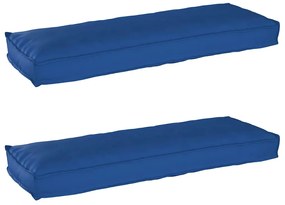vidaXL Σετ Μαξιλαριών Πάγου 2 pcs Μπλε Ρουά 120 x 40 x 8 εκ