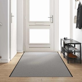 vidaXL Πατάκι Πόρτας Ορθογώνιο Γκρι 120x400 εκ