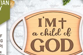 Σετ των 2 Intra απο ξύλο plywood 3mm-4mm πάχος Χριστιανικός δίσκος σερβιρίσματος Δίασταση 30x20 cm INTRAFABR-94167043