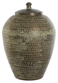 Βάζο Home ESPRIT Πράσινο Αλουμίνιο 40 x 40 x 49 cm