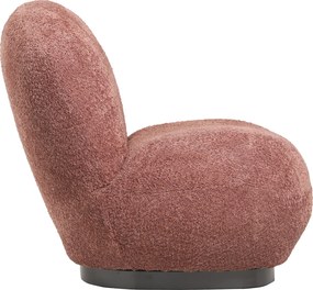 ΠΟΛΥΘΡΟΝΑ BEANY HM9591.02 ΡΟΖ ΜΠΟΥΚΛΕ ΥΦΑΣΜΑ 85x82x77Υ εκ.