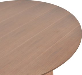 Τραπέζι σαλονιού Opols pakoworld mdf καρυδί Φ90x42εκ
