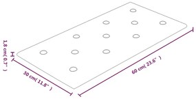 ΠΑΝΕΛ ΤΟΙΧΟΥ 12 ΤΕΜ. ΚΑΦΕ 60 X 30 ΕΚ. 2,16 Μ² ΣΥΝΘΕΤΙΚΟ ΔΕΡΜΑ 343994