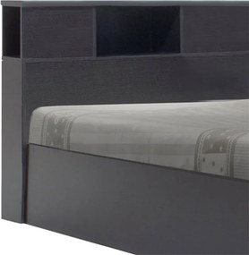 Κρεβάτι OLYMPUS pakoworld σε χρώμα wenge 120x200εκ