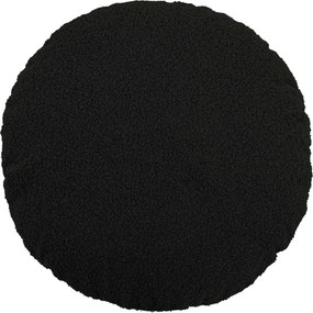 vidaXL Κάλυμμα Μαξιλαριού 2 pcs HEERLEN Μαύρο Ø 40 cm Μπουκλέ